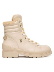 Bogner Botki St.Moritz S 14 A 22546503 Beżowy. Brązowe botki damskie Bogner, ze skóry, bez obcasa, na płaskiej podeszwie, bez zapięcia. Za 1,699.00 zł.
