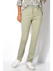 Relaxed by TONI Dżinsy - Slim fit - w kolorze jasnozielonym rozmiar: W50. Zielone jeansy damskie Relaxed by TONI, z podwyższonym stanem. Za 100.99 zł.