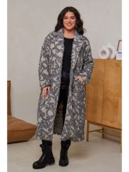 Curvy Lady Płaszcz przejściowy w kolorze szarym rozmiar: 40/42. Szare płaszcze damskie Curvy Lady, bez wzorów, bez kaptura. Za 208.99 zł.