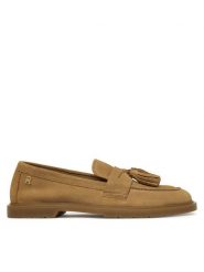 Tommy Hilfiger Mokasyny Light Suede Tassel Loafer FW0FW09285 Brązowy. Brązowe mokasyny damskie Tommy Hilfiger, ze skóry, bez obcasa. Za 529.99 zł.