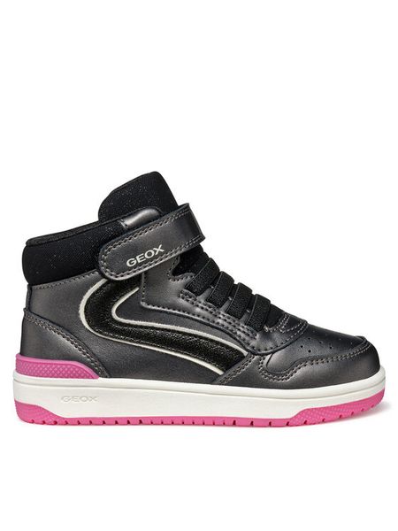 Geox Sneakersy J Washiba J56HXA 000NF C9325 S Szary. Szare buty sportowe dziewczęce Geox, bez wzorów, ze skóry, bez zapięcia. Za 149.99 zł.