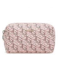 Guess Kosmetyczka w kolorze jasnoróżowym - 17 x 10 x 6 cm rozmiar: onesize. Różowe kosmetyczki damskie Guess, z aplikacjami, z materiału. Za 189.74 zł.