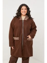 Curvy Lady Płaszcz przejściowy w kolorze brązowym rozmiar: 40/42. Brązowe płaszcze damskie Curvy Lady, bez wzorów, bez kaptura. Za 108.99 zł.