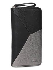 Zwei Portfel w kolorze czarno-srebrnym - 11 x 20 x 3 cm rozmiar: onesize. Czarne portfele damskie Zwei, bez wzorów, z materiału. Za 150.02 zł.