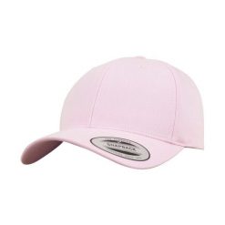 Klasyczna Czapka Snapback Z Zakrzywionym Daszkiem. Czerwone czapki z daszkiem damskie FLEXFIT, bez wzorów. Za 67.99 zł.