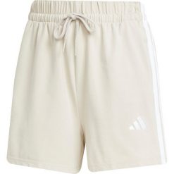 Spodenki Adidas Sport W 3S Sj Sho Damskie. Brązowe spodenki sportowe damskie Adidas, na lato, s, bez wzorów, z bawełny, z standardowym stanem, trekkingowe. Za 168.50 zł.