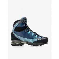 Buty trekkingowe damskie La Sportiva Trango Trk Leather GTX. Niebieskie obuwie trekkingowe damskie La Sportiva, bez zapięcia. Za 1,035.09 zł.