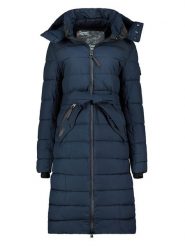 Canadian Peak Płaszcz zimowy "Cabimeak" w kolorze granatowym rozmiar: XL. Niebieskie płaszcze damskie Canadian Peak, na zimę, xl, bez wzorów, z puchu, bez kaptura. Za 358.29 zł.
