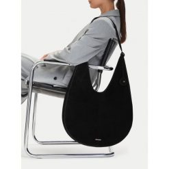 Torebka GINO ROSSI. Czarne shopper bag Gino Rossi, bez wzorów, bez dodatków. Za 599.99 zł.