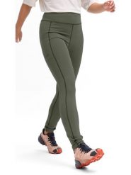 Maier Sports Legginsy sportowe "Fav" w kolorze khaki rozmiar: 42. Brązowe legginsy damskie Maier Sports, bez wzorów, z materiału, outdoorowe. Za 188.40 zł.