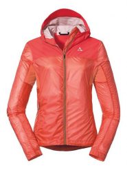 Schöffel Kurtka kolarska "Flow Trail" w kolorze czerwonym rozmiar: 42. Czerwone kurtki sportowe damskie Schöffel, bez wzorów, bez kaptura. Za 660.43 zł.