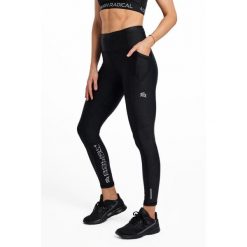 Legginsy fitness damskie Rough Radical Speed X. Czarne legginsy damskie ROUGH RADICAL, l, bez wzorów, z dzianiny. Za 169.90 zł.