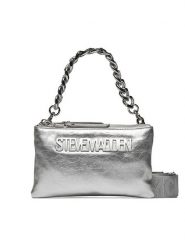 Steve Madden Torebka Bnicco SM13001162-SIL Srebrny. Szare torebki klasyczne damskie Steve Madden, ze skóry, bez dodatków. Za 269.99 zł.