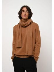 AUTHENTIC CASHMERE Kaszmirowy szal "Vaymont" w kolorze jasnobrązowym - 200 x 30 cm rozmiar: onesize. Brązowe szaliki damskie AUTHENTIC CASHMERE, bez wzorów, z kaszmiru. Za 270.39 zł.