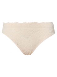 Selmark Stringi 10901 Beżowy. Brązowe stringi Selmark, bez wzorów, z syntetyku. Za 59.99 zł.