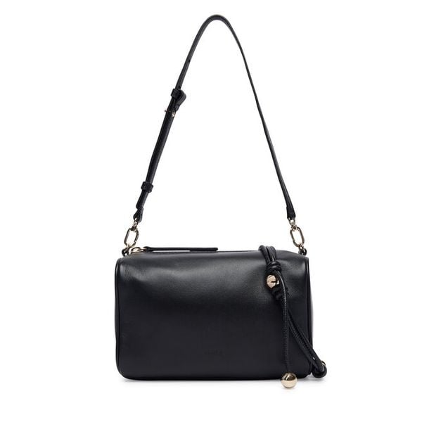 Torebka Furla. Czarne listonoszki damskie Furla, bez wzorów, bez dodatków. Za 1,259.00 zł.