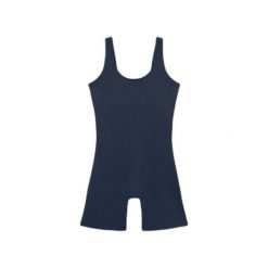 Kombinezon ogrodniczki damskie Girlfriend Collective Unitard Scoop. Niebieskie kombinezony damskie GIRLFRIEND COLLECTIVE, l, bez wzorów, z tkaniny, sportowe, bez kołnierzyka, bez ramiączek. Za 422.50 zł.