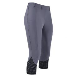 Legginsy jeździeckie 3/4 z pełnym silikonem damskie Euro-Star Venta. Czarne legginsy damskie EURO-STAR, s, bez wzorów. Za 329.50 zł.