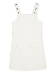 Michael Kors Sukienka codzienna R30352 S Écru Regular Fit. Sukienki dziewczęce Michael Kors, bez wzorów, z bawełny, bez ramiączek, proste. Za 269.99 zł.
