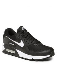 Nike Sneakersy Air Max 90 DH8010 002 Czarny. Czarne obuwie sportowe damskie Nike, z materiału, bez zapięcia. Za 575.33 zł.