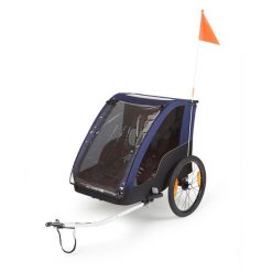 Polisport Przyczepka: Przyczepka rowerowa dla dzieci/wózek niebieski. Niebieskie spacerówki POLISPORT MOVE. W wyprzedaży za 808.03 zł.