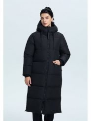 Icepeak Płaszcz pikowany "Addia" w kolorze czarnym rozmiar: 36. Czarne płaszcze damskie Icepeak, bez wzorów, bez kaptura. Za 513.99 zł.