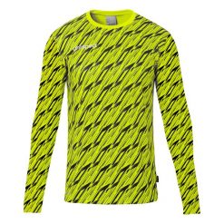 Koszulka bramkarska z długim rękawem Uhlsport Progressive. Czarne koszulki damskie Uhlsport, bez wzorów, bez kołnierzyka, bez ramiączek. Za 177.50 zł.