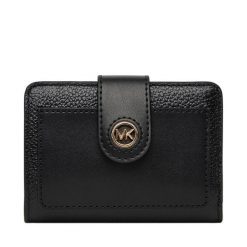 Portfel MICHAEL Michael Kors. Czarne portfele damskie MICHAEL Michael Kors, bez wzorów. Za 349.99 zł.