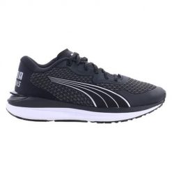 Buty do biegania damskie PUMA Electrify Nitro 2 WTR. Czarne obuwie sportowe damskie Puma, z materiału, bez zapięcia, do biegania. Za 523.00 zł.