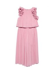 Abel & Lula Komplet bluzka i spodnie 5285 Różowy Regular Fit. Czerwone bluzki i koszule dziewczęce Abel & Lula, bez wzorów, z syntetyku, bez kołnierzyka, bez ramiączek. Za 449.99 zł.