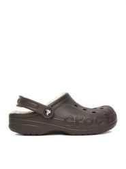 Crocs Klapki C-BAYA LINED CLOG 205969-206 Brązowy. Brązowe klapki damskie Crocs, bez wzorów, z tworzywa sztucznego, bez obcasa, bez zapięcia. Za 149.99 zł.
