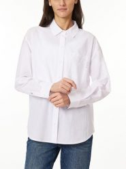 Scotch & Soda Koszula w kolorze białym rozmiar: L. Białe koszule damskie Scotch & Soda, l, bez wzorów, z bawełny, bez kołnierzyka, bez ramiączek. Za 100.99 zł.