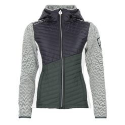 Kurtka polarowa z odpinanym kapturem i pikowanymi wstawkami dla kobiet Peak Moun. Czarne kurtki damskie Peak Mountain, xl, bez wzorów, z elastanu. Za 479.60 zł.