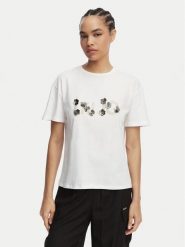 Liu Jo T-Shirt WA6238 JS923 Biały Regular Fit. Białe t-shirty damskie Liu Jo, s, bez wzorów, z bawełny, bez kołnierzyka. Za 299.99 zł.