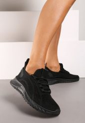 Czarne Buty Sportowe Elona. Czarne obuwie sportowe casual damskie Born2be, z jeansu. Za 79.99 zł.