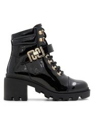 Aldo Botki w kolorze czarnym na obcasie rozmiar: 38. Czarne botki damskie ALDO, bez obcasa, na obcasie, bez zapięcia. Za 217.99 zł.