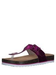 S. Oliver Japonki w kolorze różowym rozmiar: 38. Różowe klapki damskie S.Oliver, bez wzorów, z otwartym noskiem, bez obcasa, bez zapięcia. Za 69.58 zł.