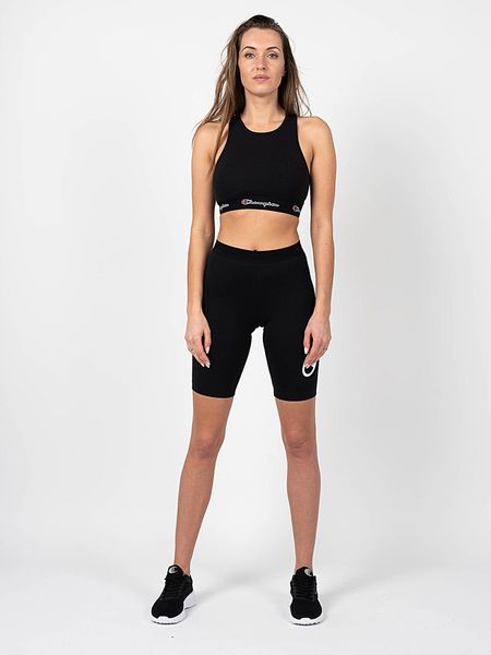 Champion Stanik "Sport Bra" | 114559 | Sport Bra | Kobieta | Czarny. Czarne biustonosze sportowe damskie Champion, bez wzorów, z bawełny. W wyprzedaży za 59.00 zł.