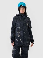4F Kurtka snowboardowa membrana 10000 damska - multikolor XXL. Kurtki damskie 4F, na zimę, m, bez wzorów, z dzianiny, z kapturem. W wyprzedaży za 299.99 zł.