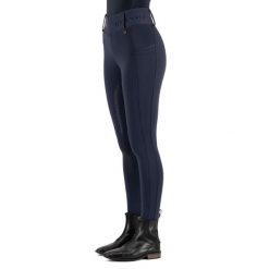 Damskie legginsy jeździeckie z pełną przyczepnością HV Polo Favourite summer. Niebieskie legginsy damskie HV POLO, bez wzorów. Za 485.50 zł.