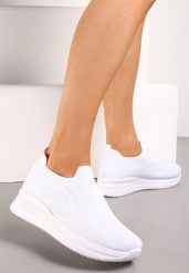 Białe Buty Sportowe na Grubej Podeszwie Reliva. Białe obuwie sportowe casual damskie Renee. Za 29.99 zł.