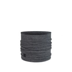 Komin z wełny merino Merino Fleece. Szare kominy damskie Buff, bez wzorów, z elastanu. Za 137.49 zł.