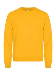 Clique Miami Roundneck — uniseks bluza bawełna z recyklingowanym poliestrem –. Żółte bluzy damskie CLIQUE, xl, bez wzorów, z bawełny, bez kaptura. Za 164.44 zł.