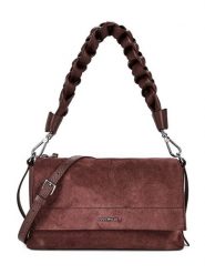 Coccinelle Torebka P6P Boheme Suede Bimaterial E1 P6P 12 01 01 Bordowy. Czerwone shopper bag Coccinelle, ze skóry, bez dodatków. Za 1,699.00 zł.