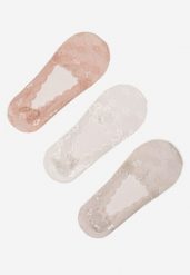 Wielokolorowe Koronkowe Skarpety o Kroju Baletek 3-Pack Liliona. Komplety bielizny Born2be, bez wzorów, z koronki. Za 11.99 zł.