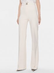 Elisabetta Franchi Spodnie materiałowe PA-T15-41E2 Écru Regular Fit. Spodnie materiałowe damskie Elisabetta Franchi, bez wzorów, z materiału. Za 2,009.00 zł.