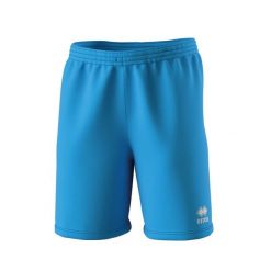 Szorty Errea Edo. Niebieskie spodenki sportowe damskie ERREA, m, bez wzorów, z materiału, z standardowym stanem, do biegania. Za 137.50 zł.