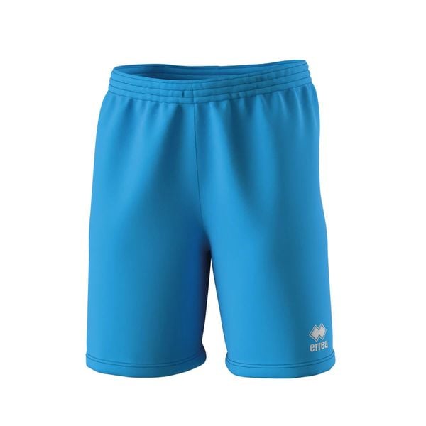 Szorty Errea Edo. Niebieskie spodenki sportowe damskie ERREA, m, bez wzorów, z materiału, z standardowym stanem, do biegania. Za 140.99 zł.