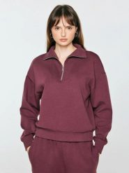 Bluza damska z golfem bordowa dariana 604. Czerwone golfy damskie Big Star, l, bez wzorów, z bawełny, bez ramiączek. Za 199.99 zł.