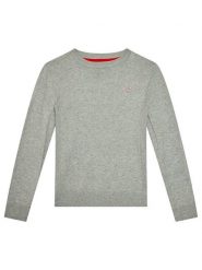 Guess Sweter L0YR03 Z2VV0 Szary Regular Fit. Szare swetry chłopięce Guess, z bawełny, bez kołnierzyka. Za 159.99 zł.